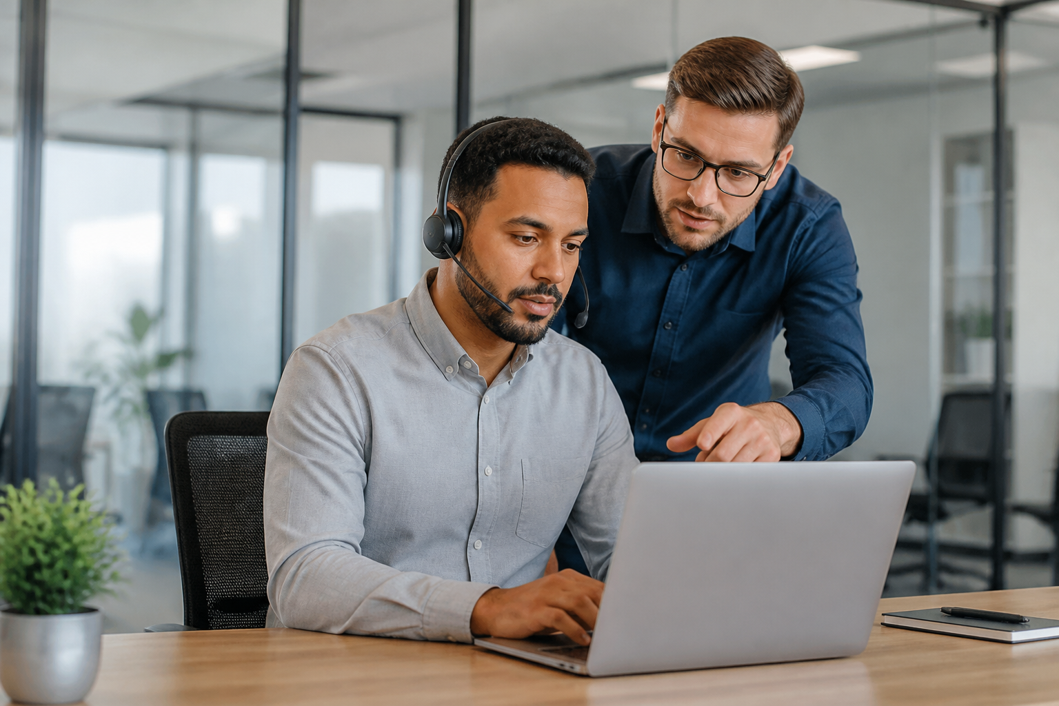 IT specialist providing corporate desktop and remote support